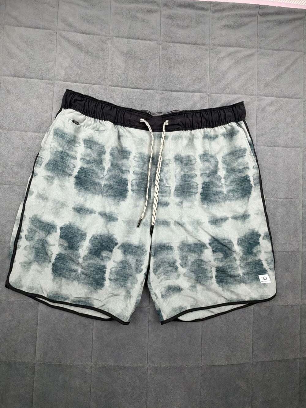 7 Diamonds Men's Tie-Dye Drawstring Active Shorts Size XL STS-1229